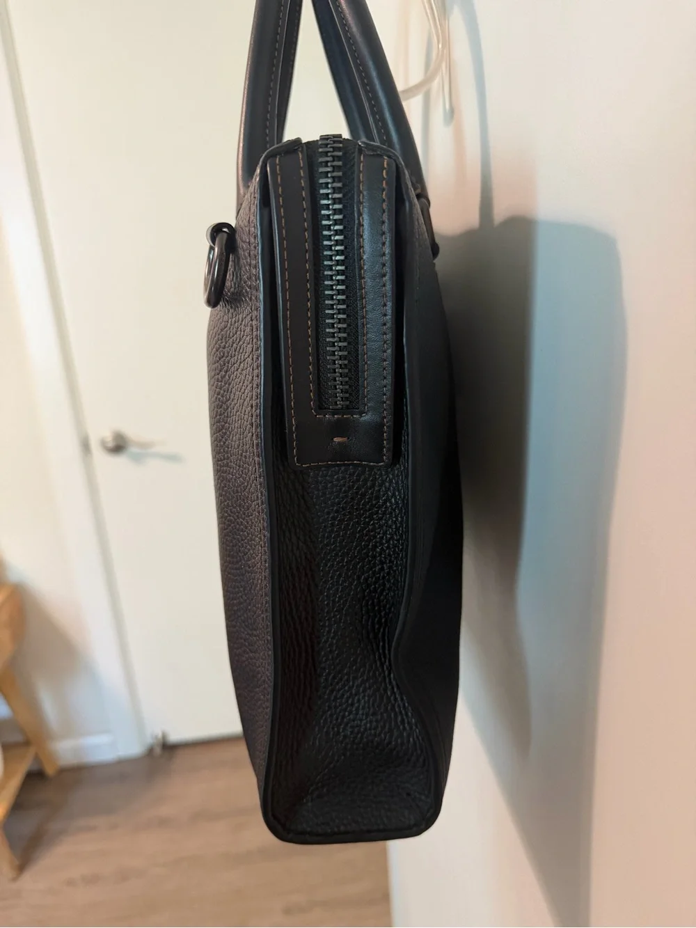 Coach pebbled leather